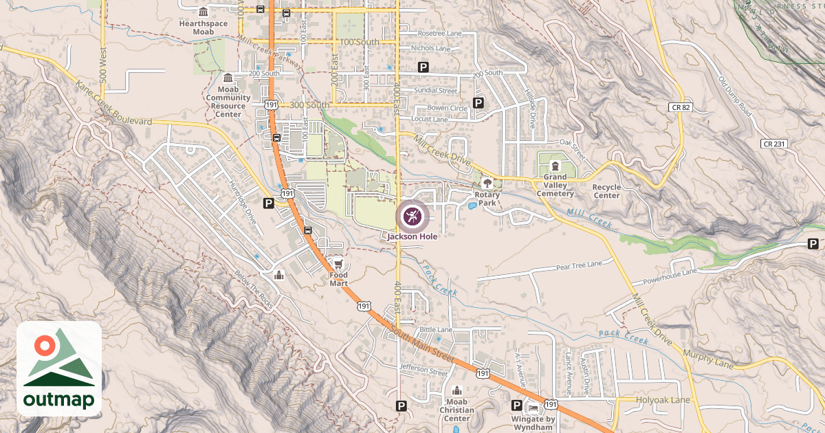 Map of Jackson Hole