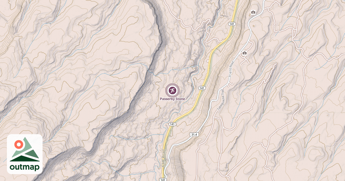 Map of Passerby Stone