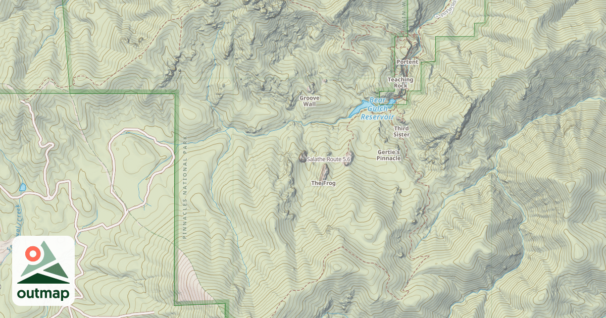 Map of Salathe Route