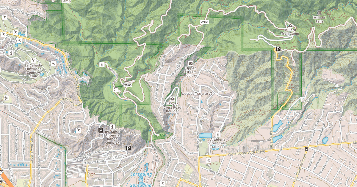 Map preview of Roadside Traverse