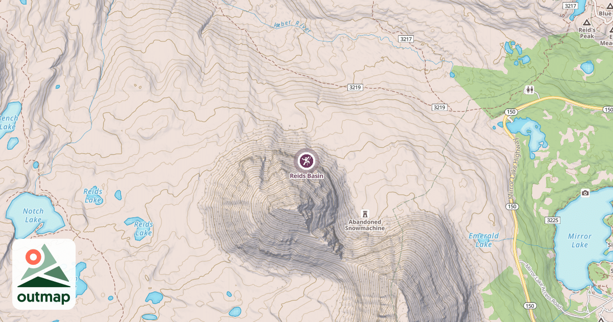 Map of Reids Basin