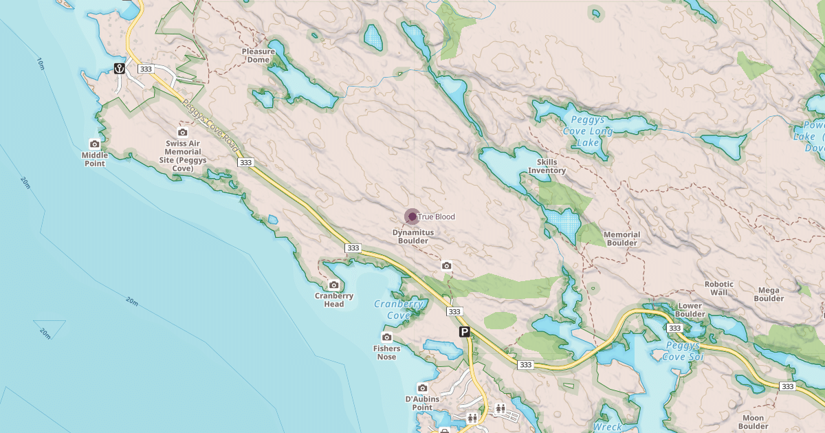 Map preview of True Blood