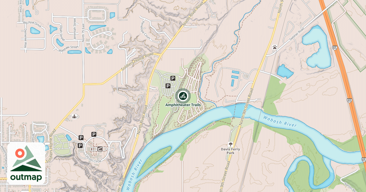 Map of Amphitheater Trails
