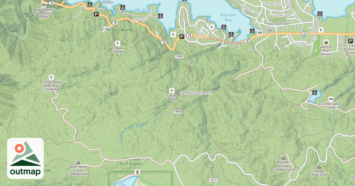 Map of Damsel in Distress