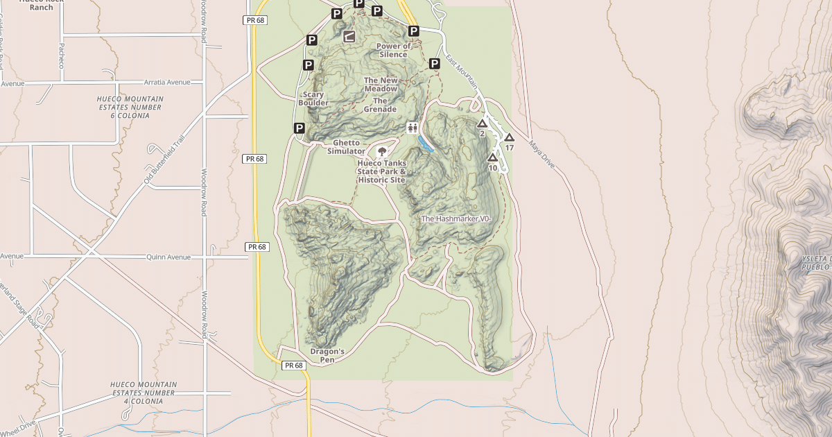 Map preview of The Hashmarker