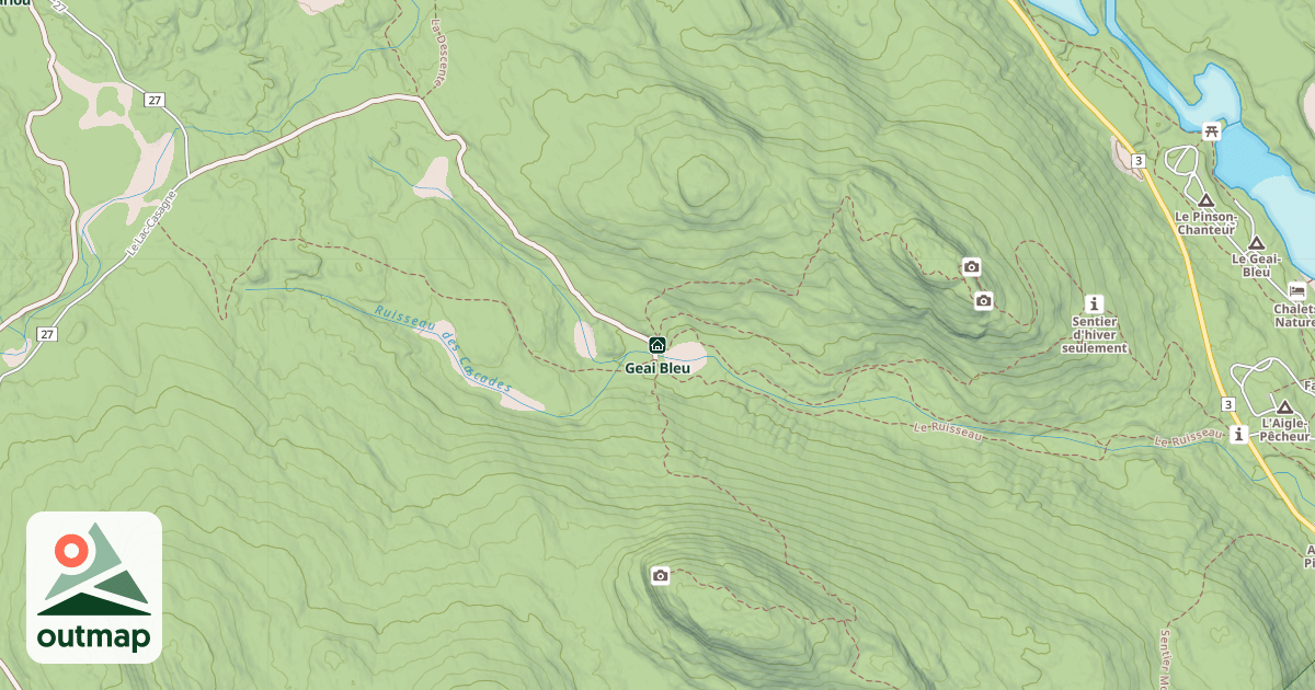 Map of Geai Bleu