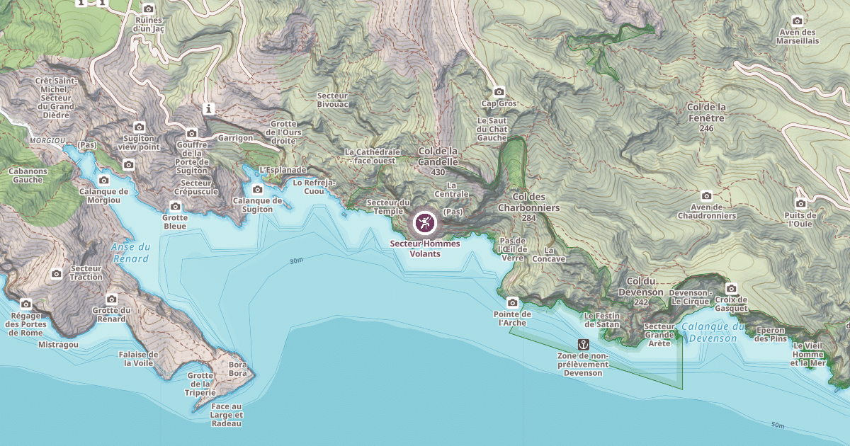 Map preview of Secteur Hommes Volants