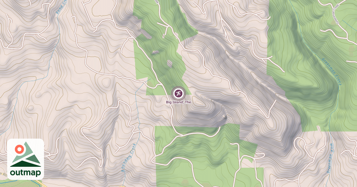 Map of Big Island, The