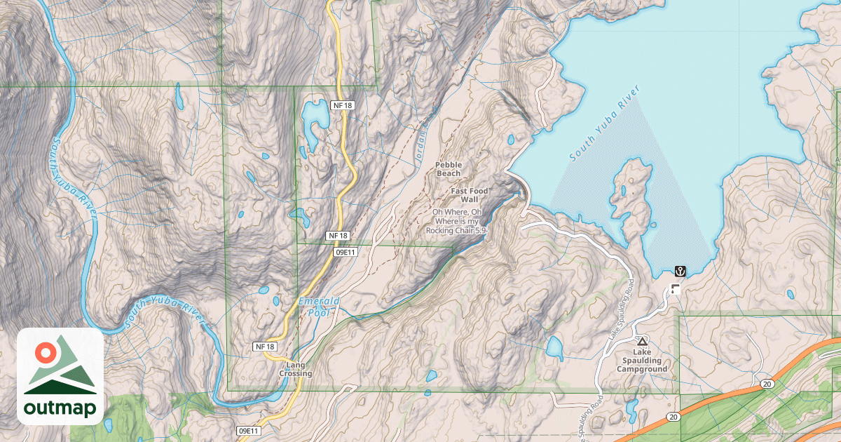 Map of Oh Where, Oh Where is my Rocking Chair
