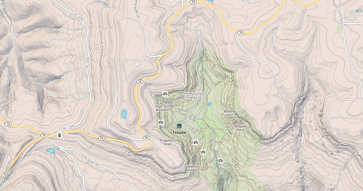 Map preview of Honeycomb Traverse