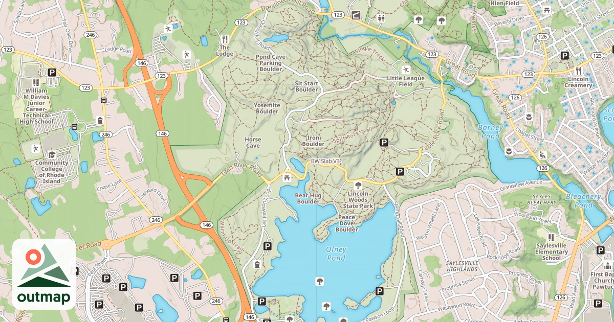 Map of BW Slab