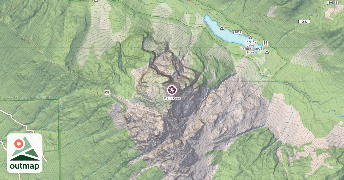Map of Main Peak