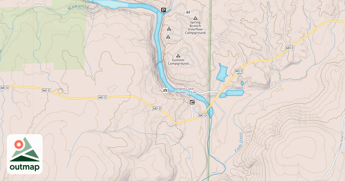 Map of Hand Crack (aka No. 7)