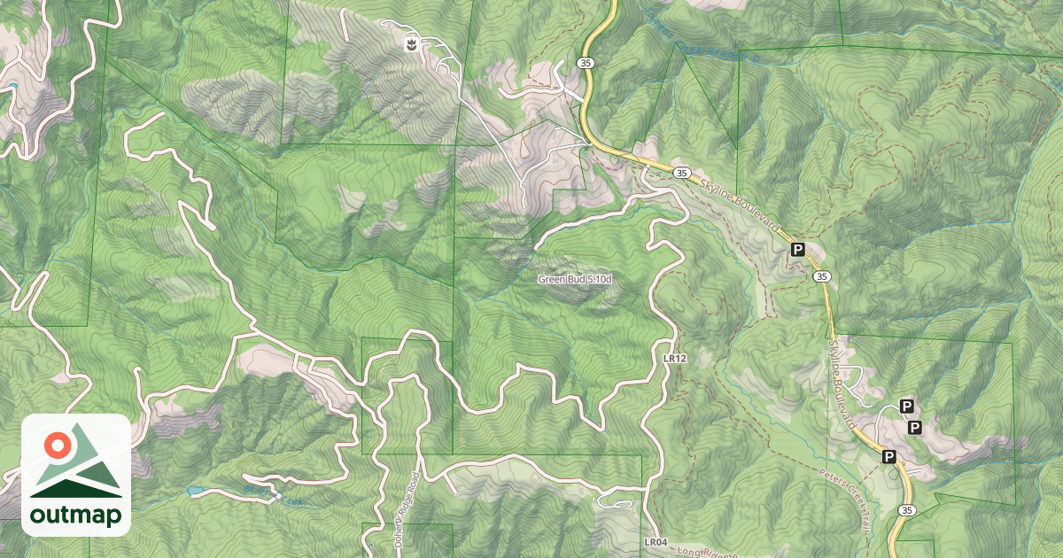 Map of Green Bud