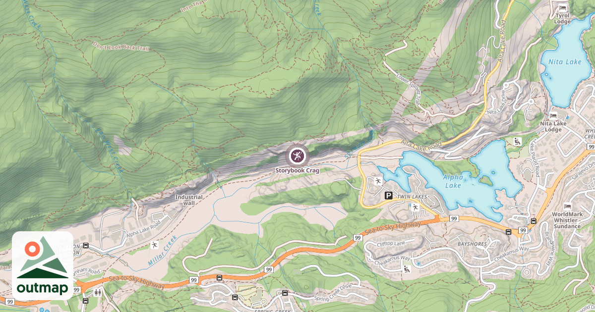 Map of Storybook Crag