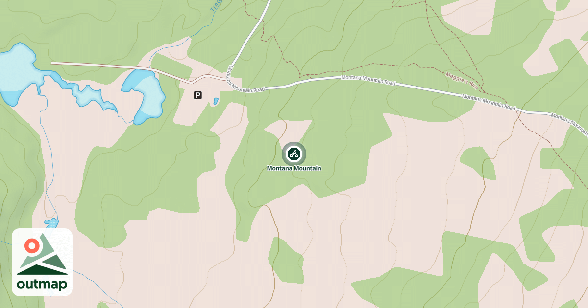 Map of Montana Mountain