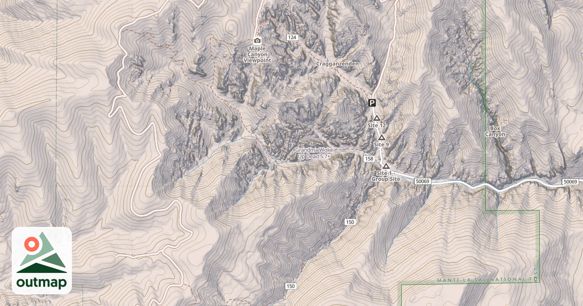 Map of Grandma Woke Up Dead