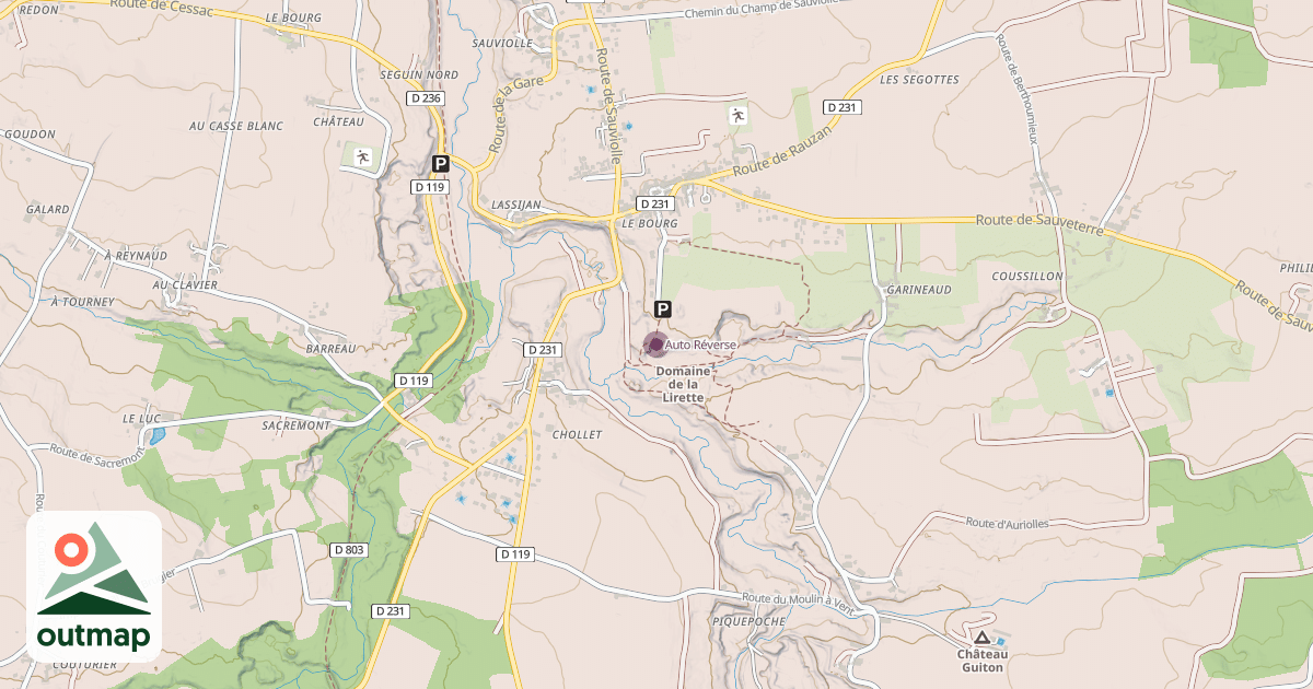 Map of Auto Réverse