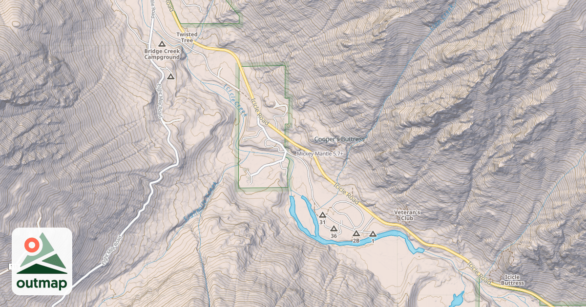Map of Mickey Mantle