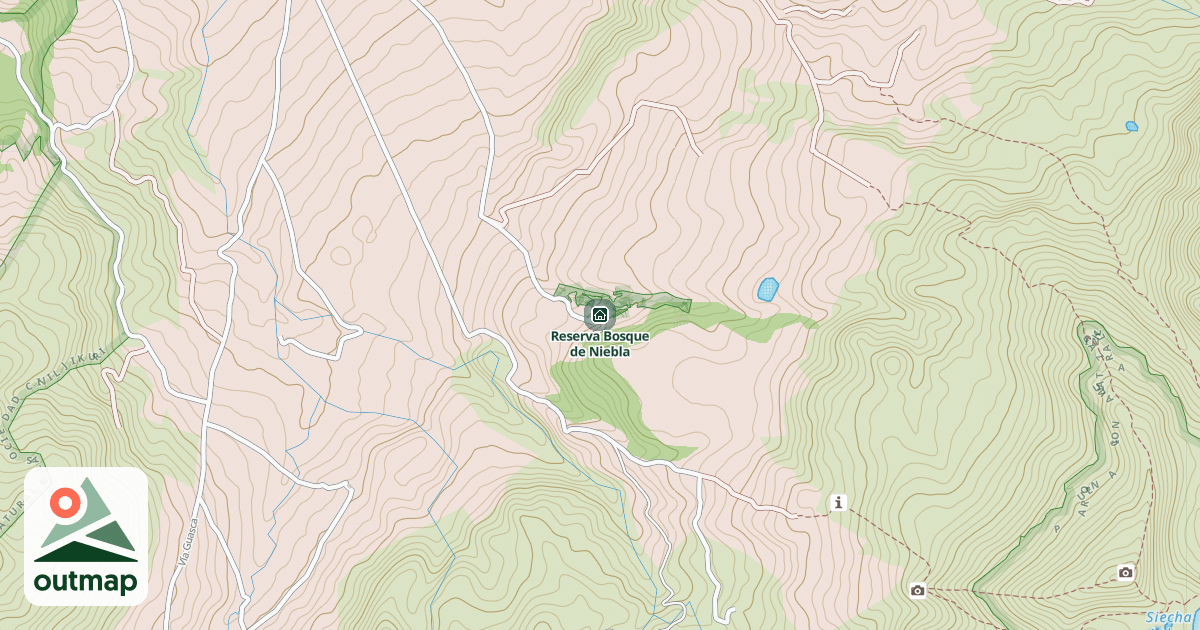 Map of Reserva Bosque de Niebla