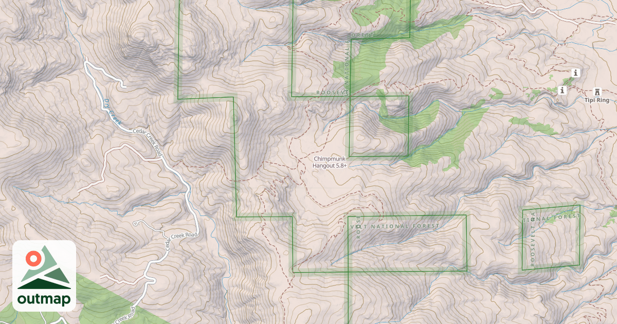 Map of Chimpmunk Hangout