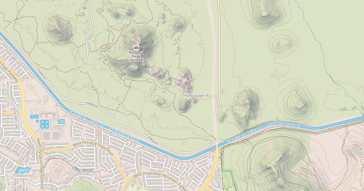 Map preview of Flying Sauser