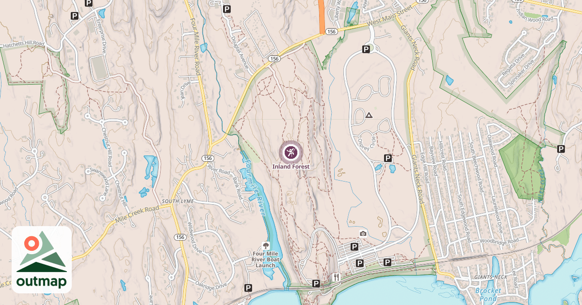 Map of Inland Forest