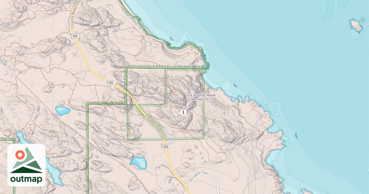 Map of Just Another Maple Monday