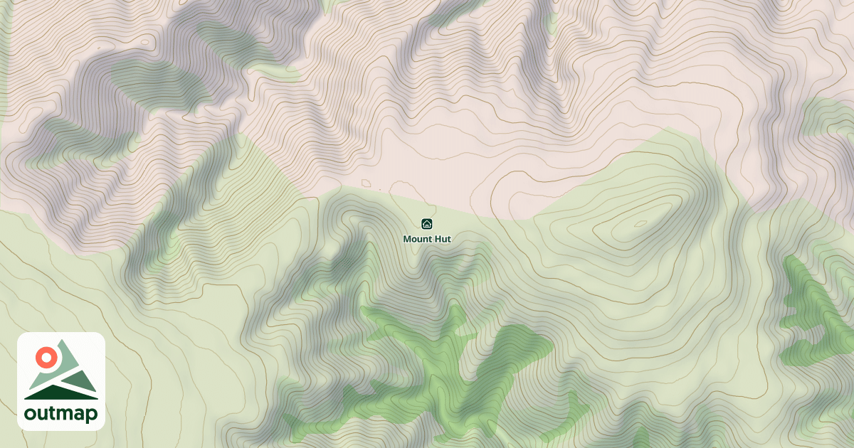 Map of Mount Hut