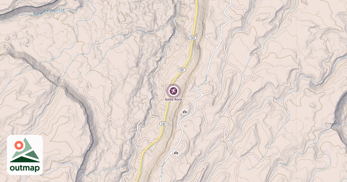 Map of Gelid Rock