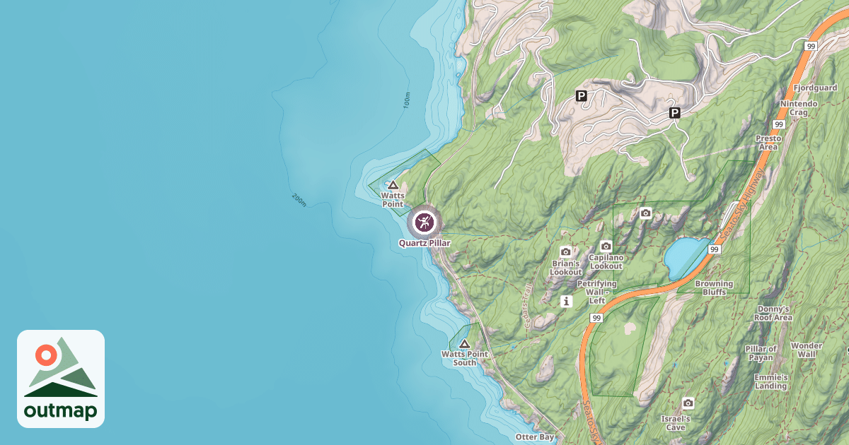 Map of Quartz Pillar