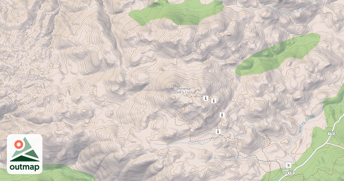 Map of Continental Drift