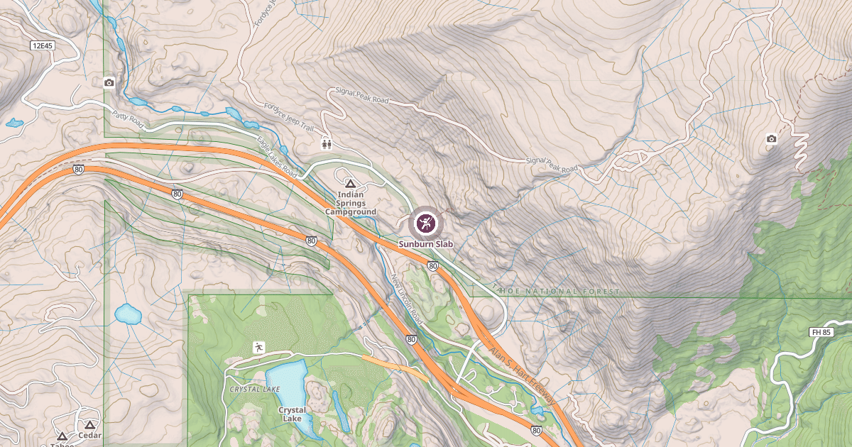 Map preview of Sunburn Slab
