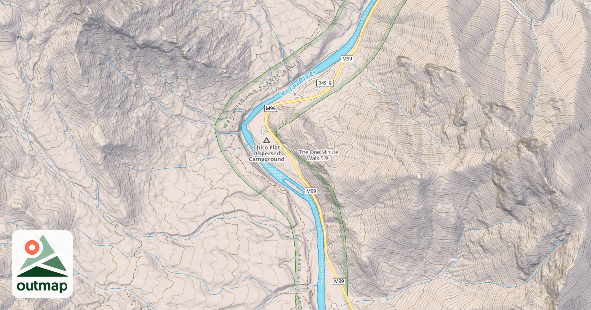 Map of The One Minute Walk