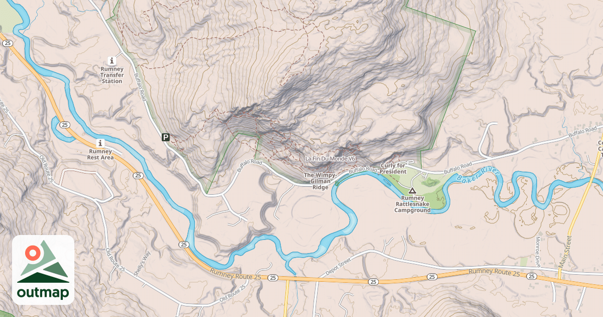 Map of La Fin Du Monde