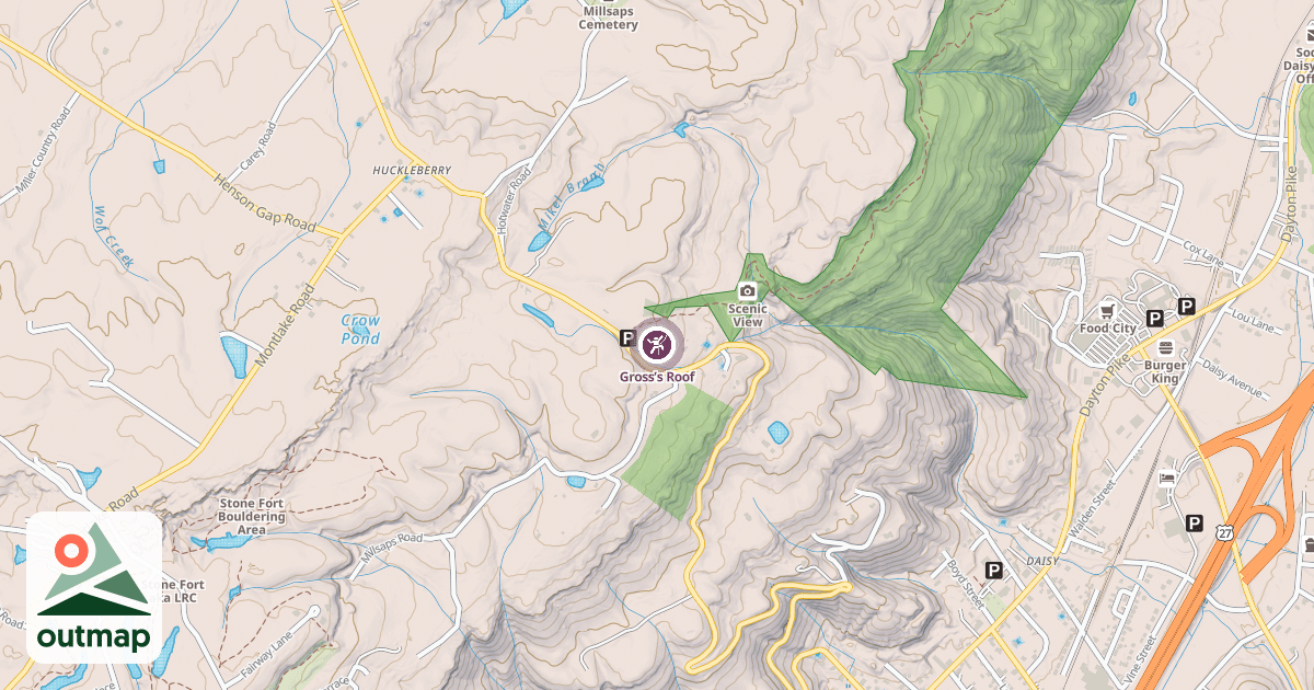 Map of Gross’s Roof