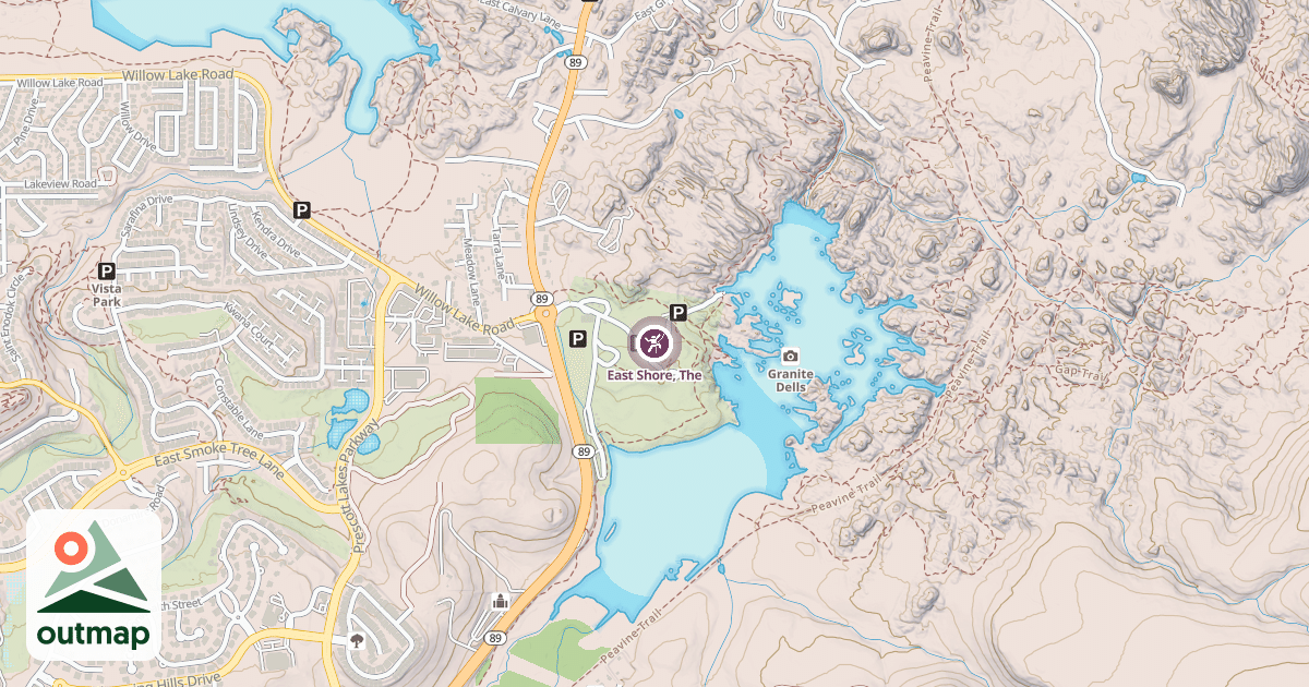 Map of East Shore, The