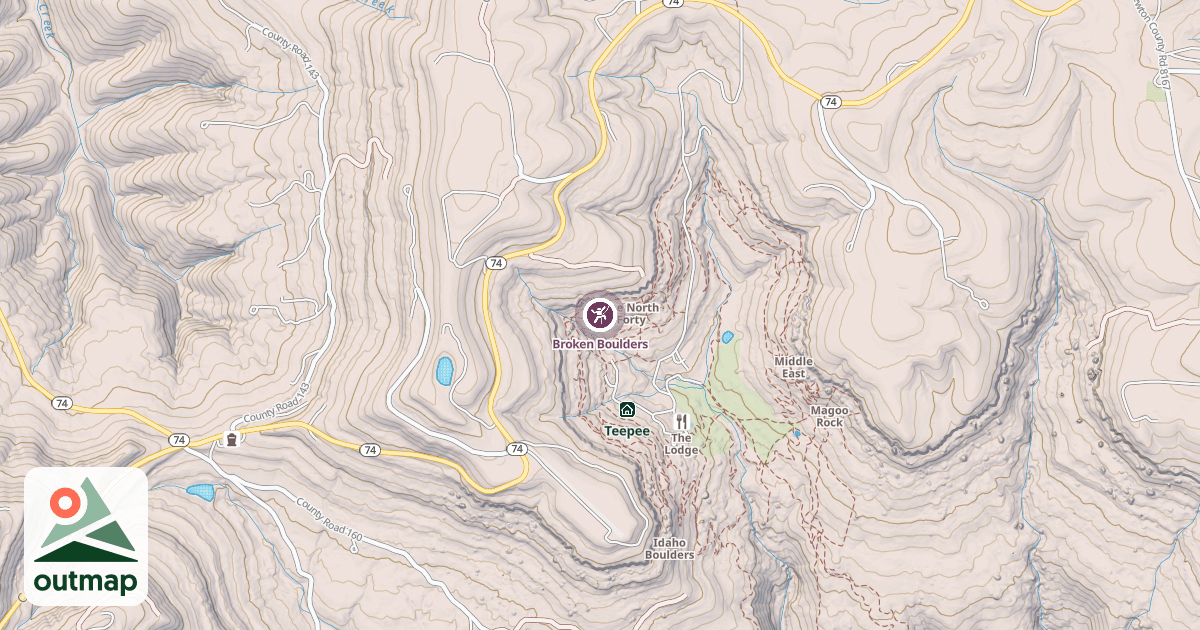 Map of Broken Boulders
