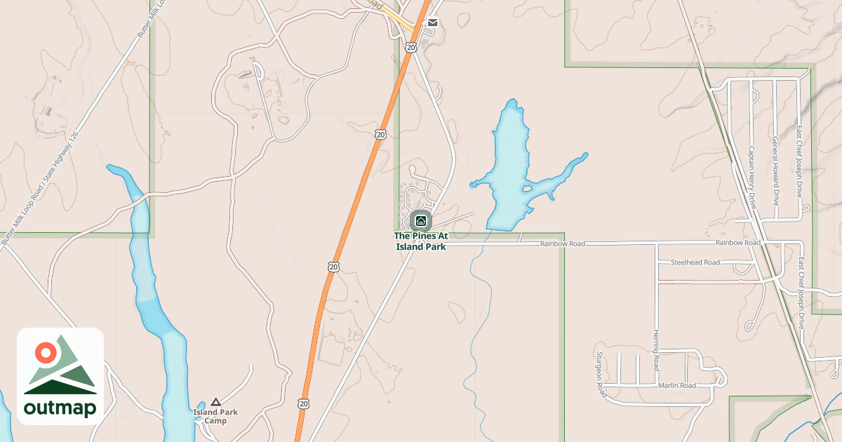 Map of The Pines At Island Park