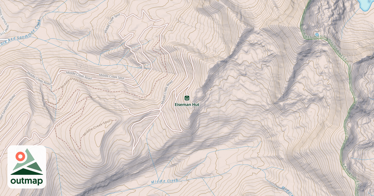 Map of Eiseman Hut
