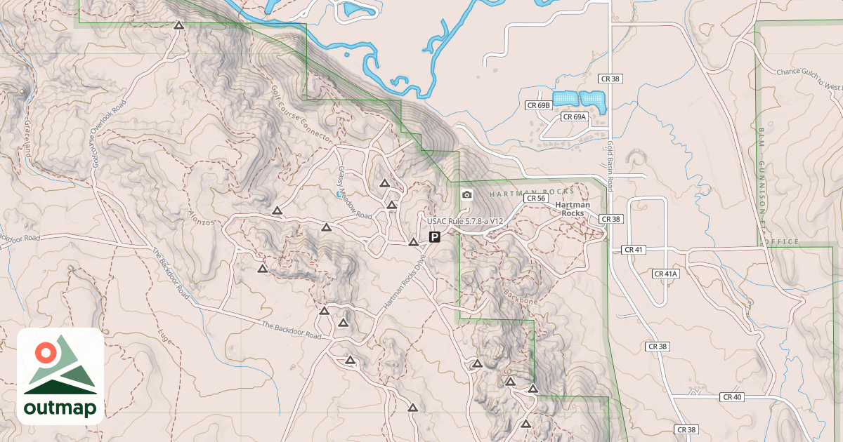Map of USAC Rule 5.7.8-a