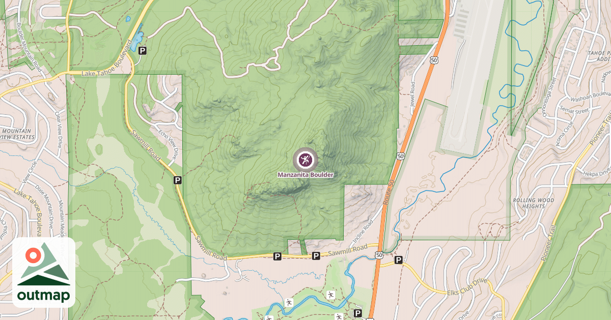 Map of Manzanita Boulder