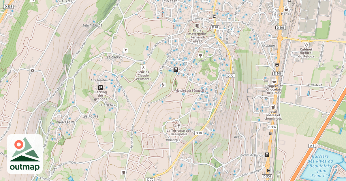 Map of Victoire sur l'équeville
