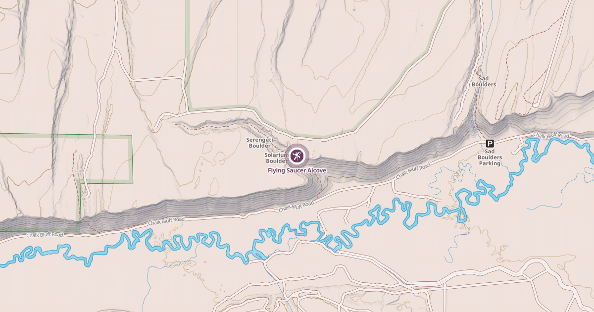 Map preview of Flying Saucer Alcove