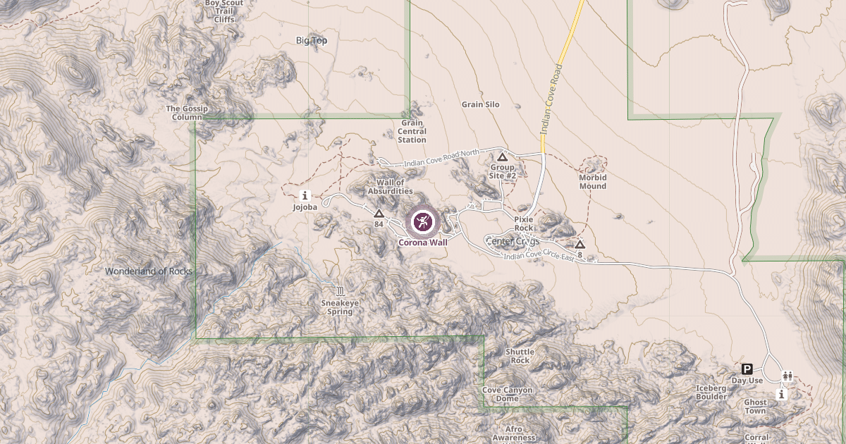 Map preview of Corona Wall