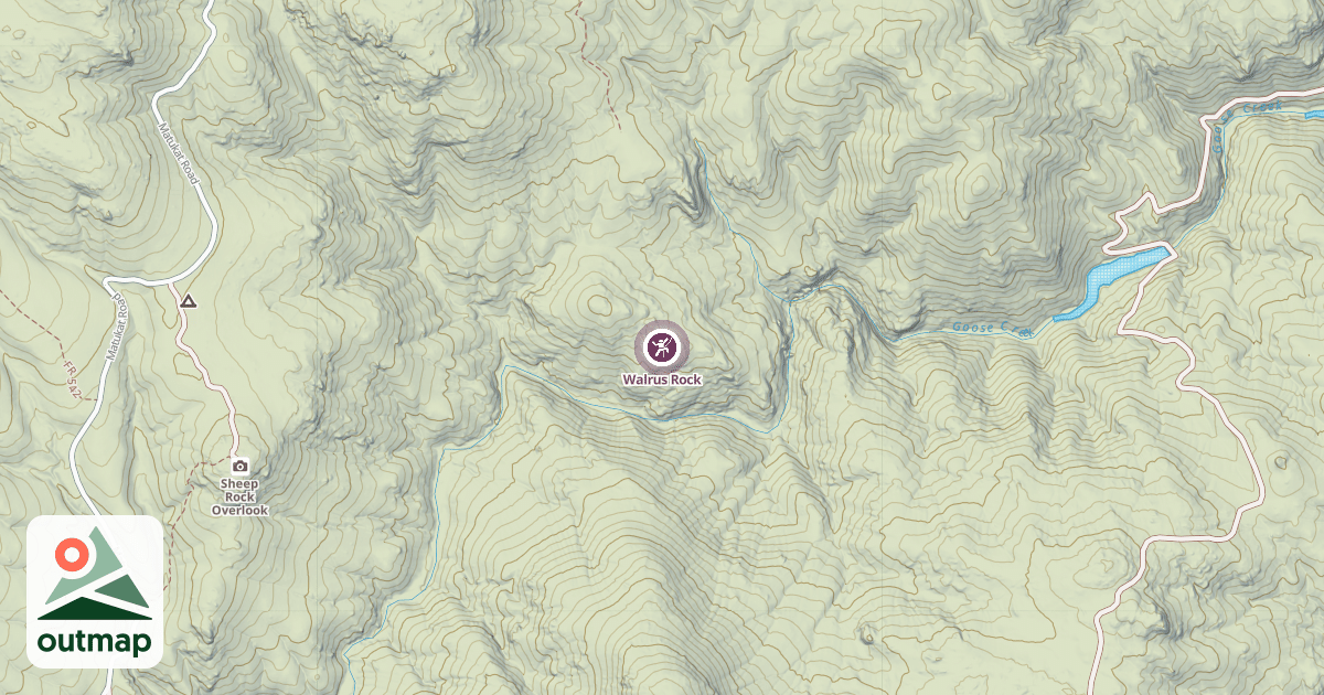 Map of Walrus Rock