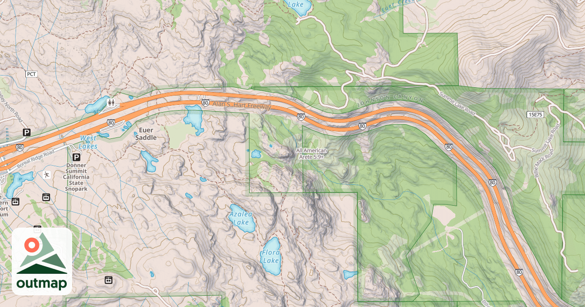 Map of All American Arete