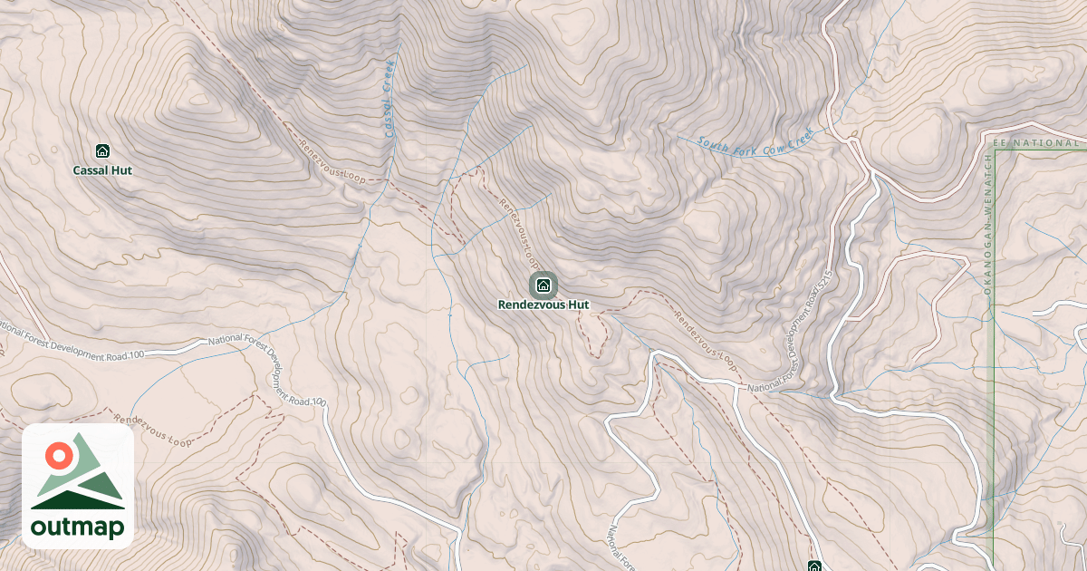 Map of Rendezvous Hut