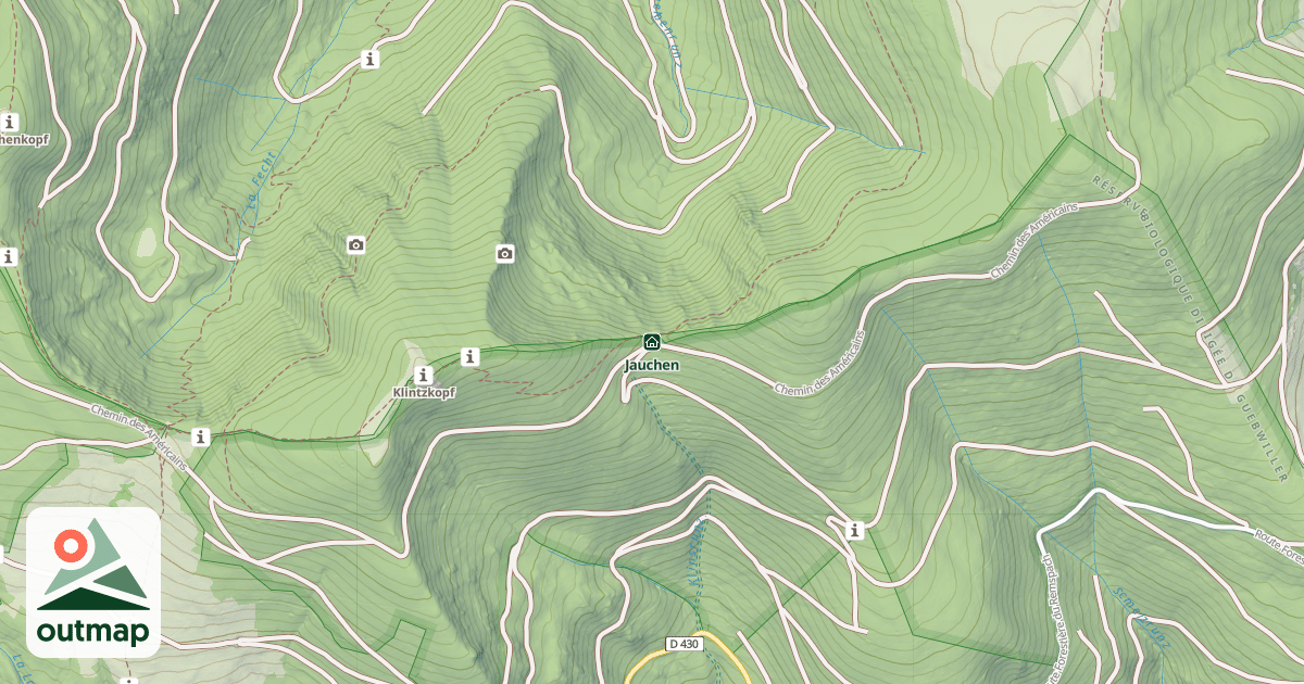 Map of Jauchen