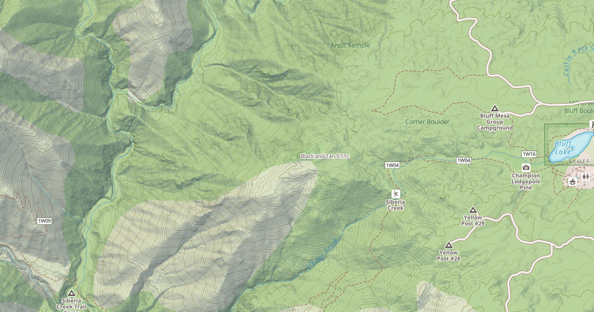 Map preview of Black and Tan